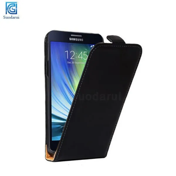 For Samsung Galaxy A7 ultra slim leather case mix color cheap cover case