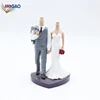 China new products OEM ODM fashion customizable status figurine resin weeding bobbleheads for sale