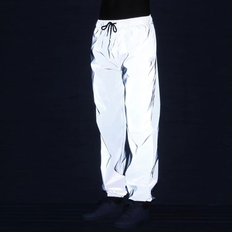 rainbow reflective joggers