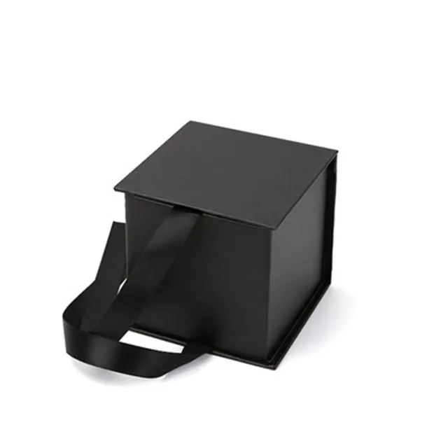 luxury square flip top open small gift box for packaging