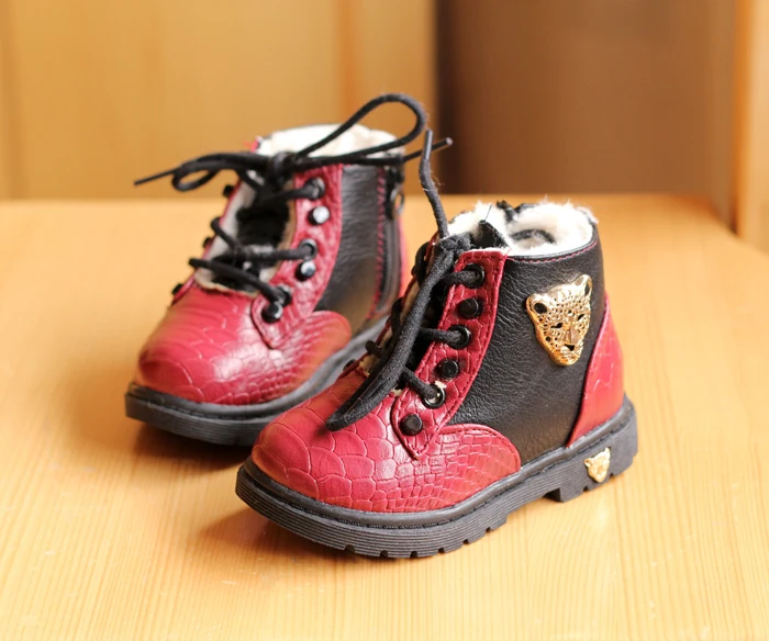On sale! Baby Boys Boots Winter PU Children Boots little