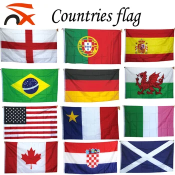 100% Polyester Countries Football Flags Football Set Flag - Buy Flag ...