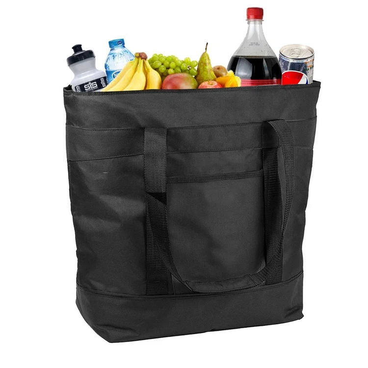 Outdoor Picnic Thermal Tote Shopping Cooler Bag Aluminium Foil Whole ...
