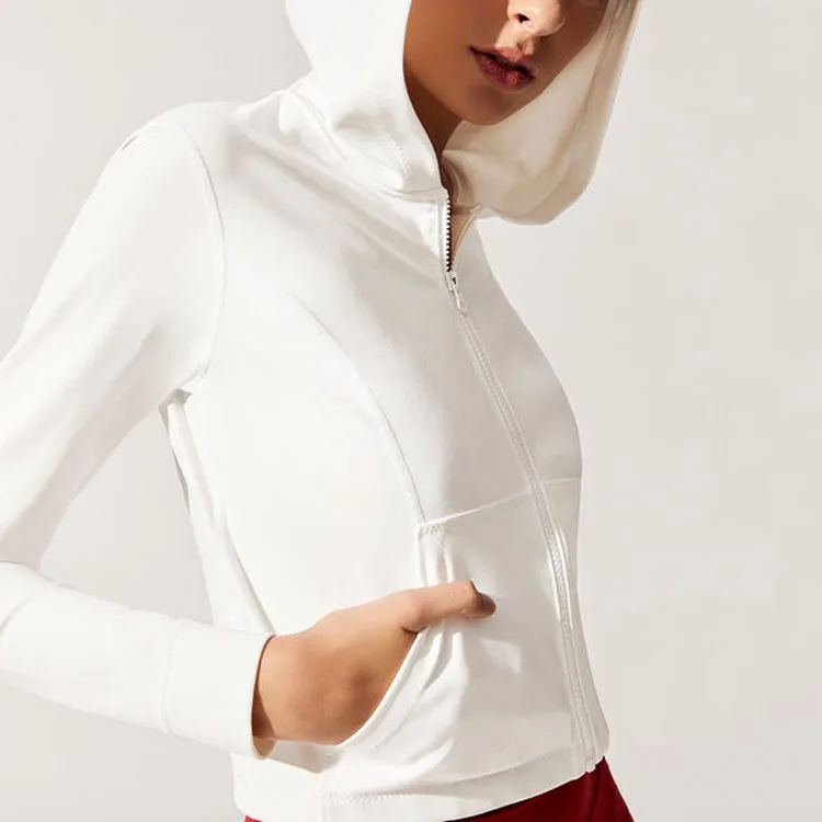 Fashion Laser Cut Crop Hoodie