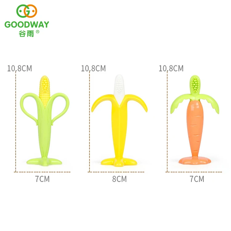 Vegetable Shape Bpa Free Toy Silicone Baby Teether