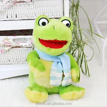 Lovely Singing Plush Frog Eletronic Animal Plush Frog Toy - Buy Plush ...