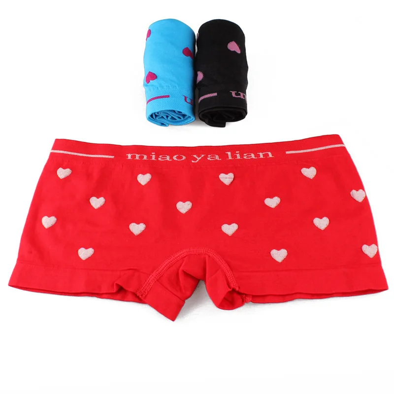 heart print boxers