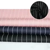 Factory sale smooth spandex plain jacquard candy stripe striped polyester fabric for pants