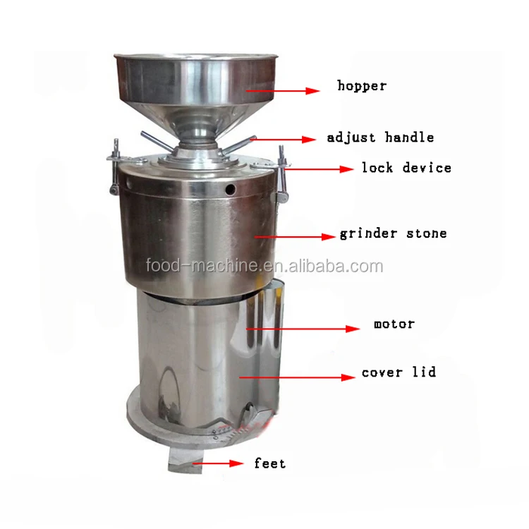 160 Small Capacity Shop Use Corundum Nut Butter Stone Grinder/chocolate