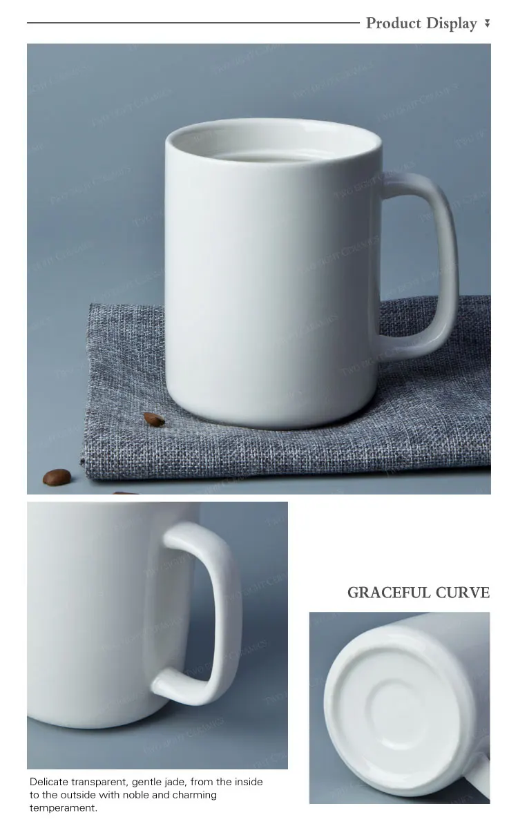 Wholesale crockery tableware tea &coffee cup with handle