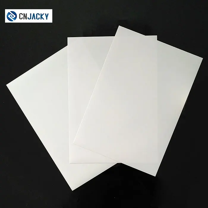 Rigid Inkjet Printable Pvc Milk White Super White Sheet With Coated