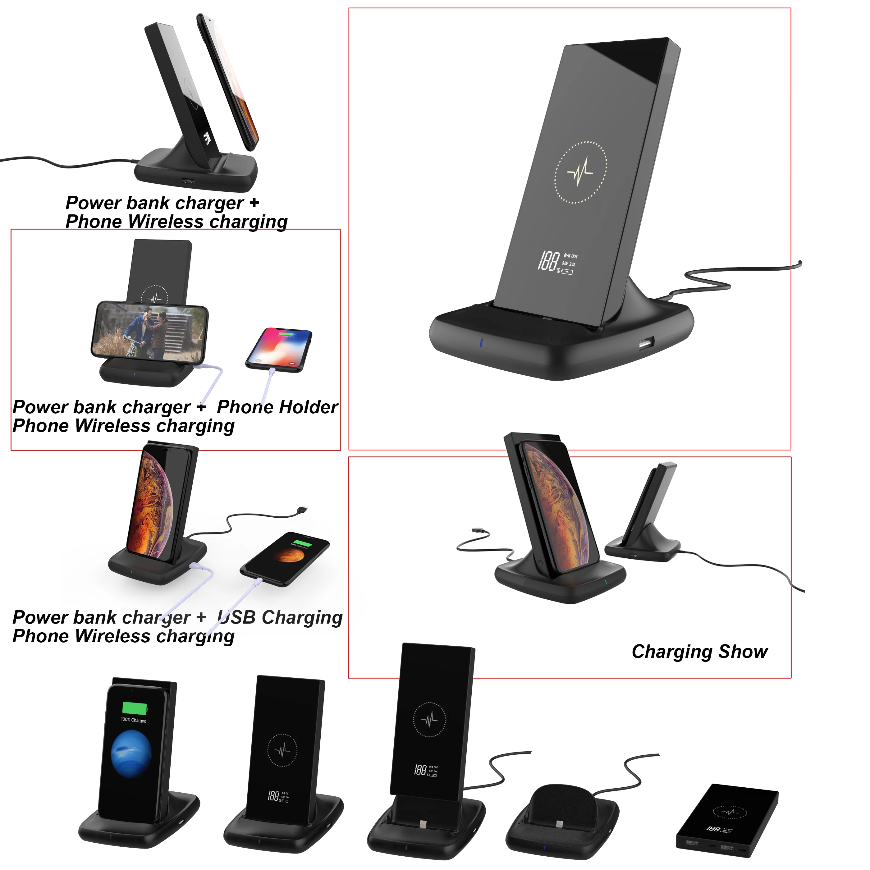 Best seller 10000mah dual usb multifunction power bank docking station - ANKUX.COM