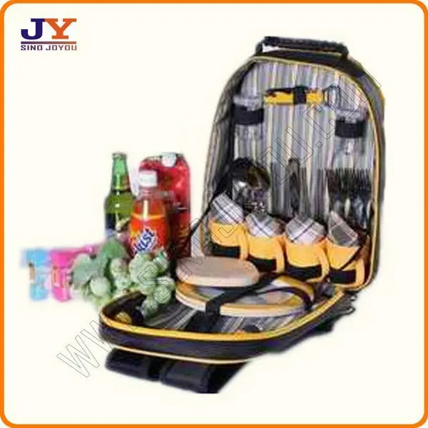 Customized Top Quality Leisure Bicycle Picnic Backpack 6 Person Picnic Bag Jycb2347 Buy