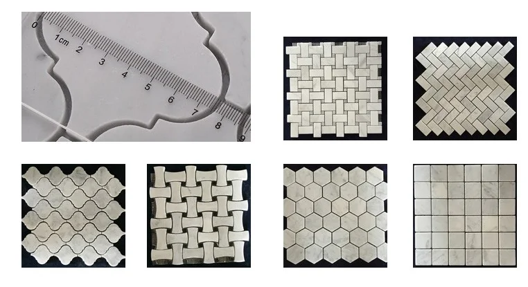 Azulejos De Carrara Para Suelo De Baño,Piedra De Mármol Natural,24x24