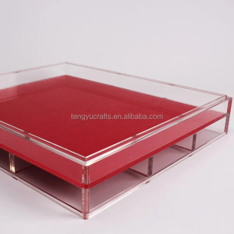 Cube Square Plexiglass Lucite Large Counter Display Case / Acrylic Gem