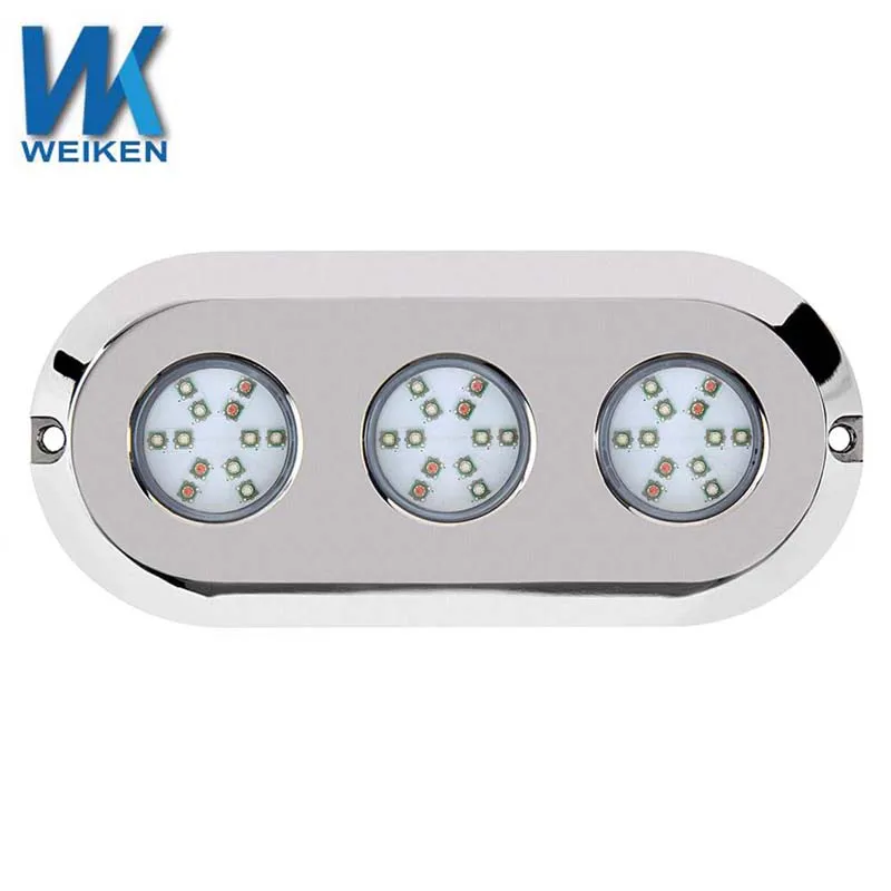 Weiken Super Bright Bluetooth Control 12V Underwater Led Pool Light For Boat, yacht, swimming pool fountain