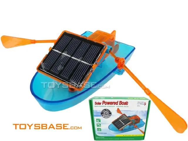 solar powered toy boat