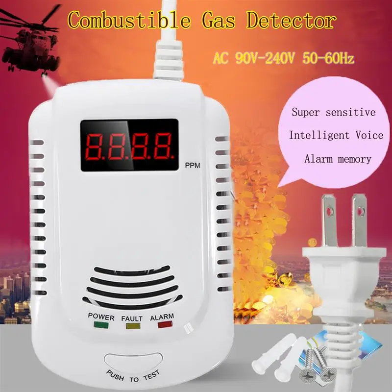 Relay Out Gas Leak Detector,Lpg Detector,Back Up Battery Gas Detector ...