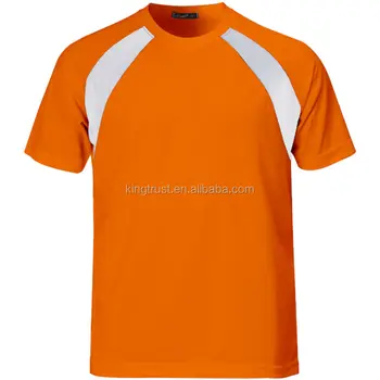 camiseta deportiva naranja