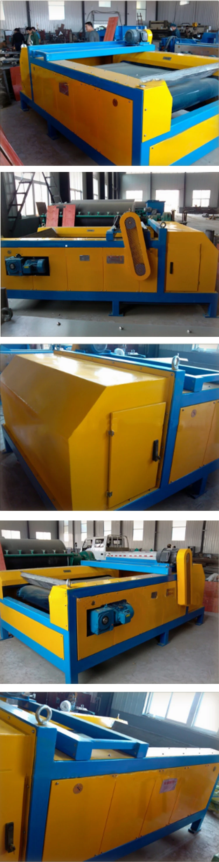 Densen customized concentric eddy current separator for aluminum and iron used in medical glasses scraps' recycling