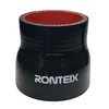 Red Internal and Black External 4.5mm Thickness Straight Reduction Silicone Hose