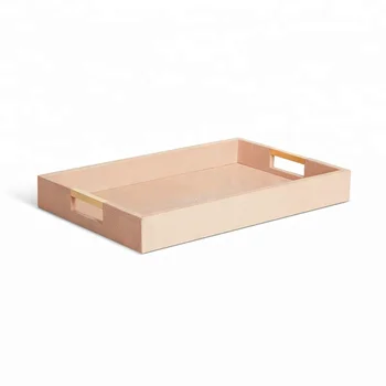 Hot Pink Pu Leather Tray Hotel Serving Brown Faux Hot Pink Pu Leather Tray Hotel Serving
