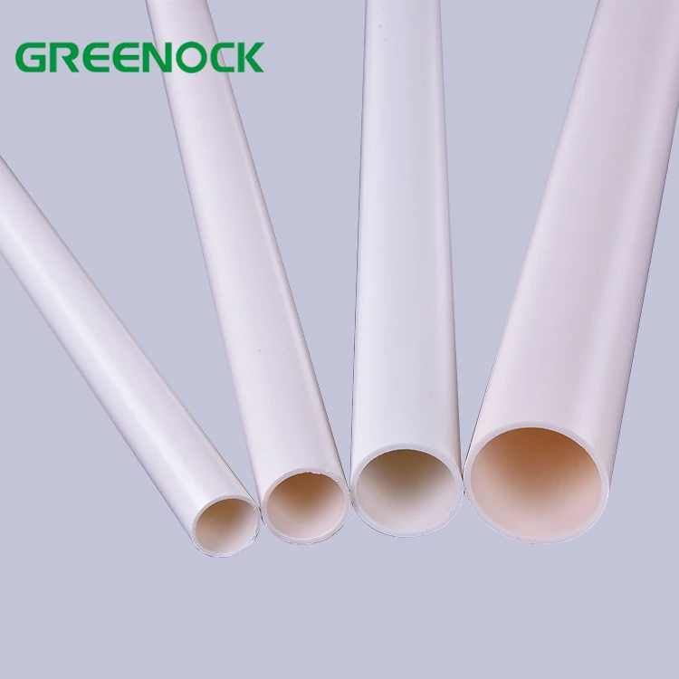 Thin Wall Pvc Rigid Pipe In Plastic Tubes For Electricity,Various Size Thin Wall Rigid Plastic Tubing