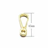 Light Gold Trigger Snap Metal Hook Buckle Reflective Bag Strap