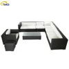 Outdoor 8 Piece Sectional Rattan Seating Group with Cushions Garden Furniture