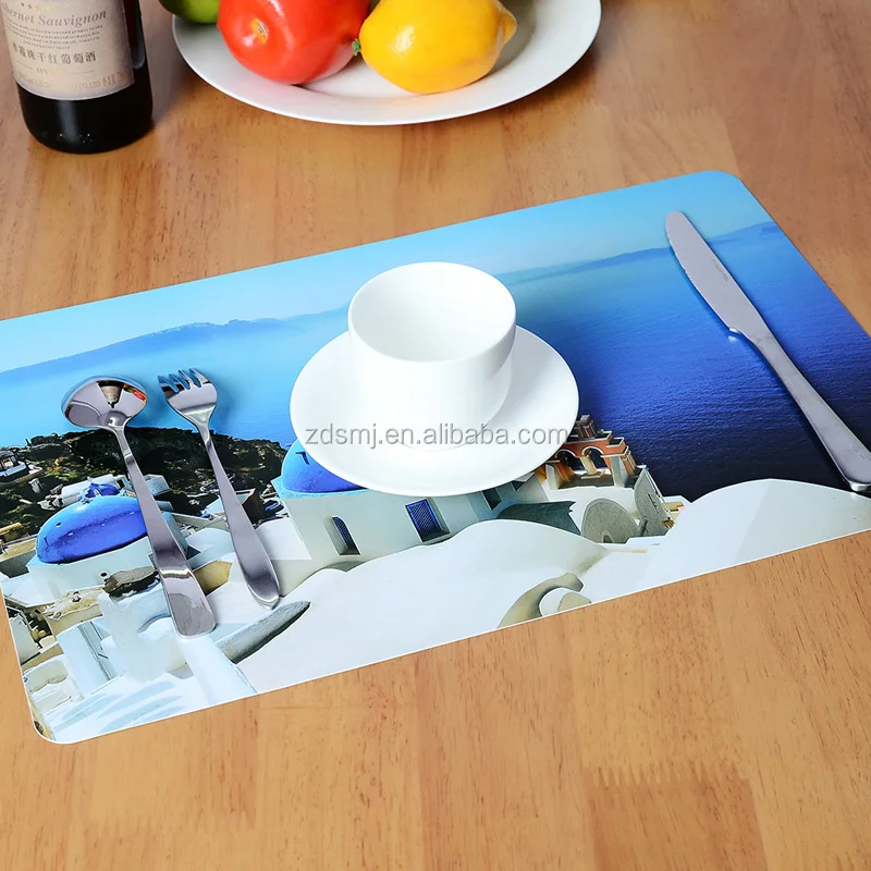 Natural Pp Placemats And Coaster Plastic Placemat For Dining Tablemat
