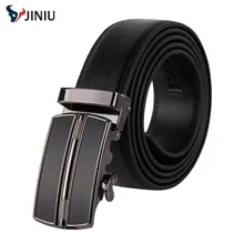 Fashion Genuine leather belt for men Business men Belts Automatic Buckle double faced cowhide belt luxury MZ005