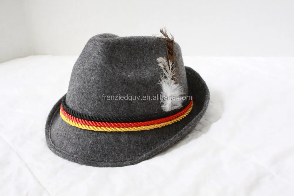 Альпийская шляпа. Альпийская шляпа с пером. Шляпа баварском стиле с пером Alpine. 4. Немецкие Альпийские шляпы. Peter hat