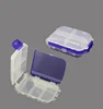Child proof Eco-friendly 8 Compartment Foldable Plastic Pill Box Prices With Lock