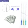 Cosmetic absorbable suture pds pdo medical thread hilos tensores pdo with needle for Skin Rejuvenation and Lift