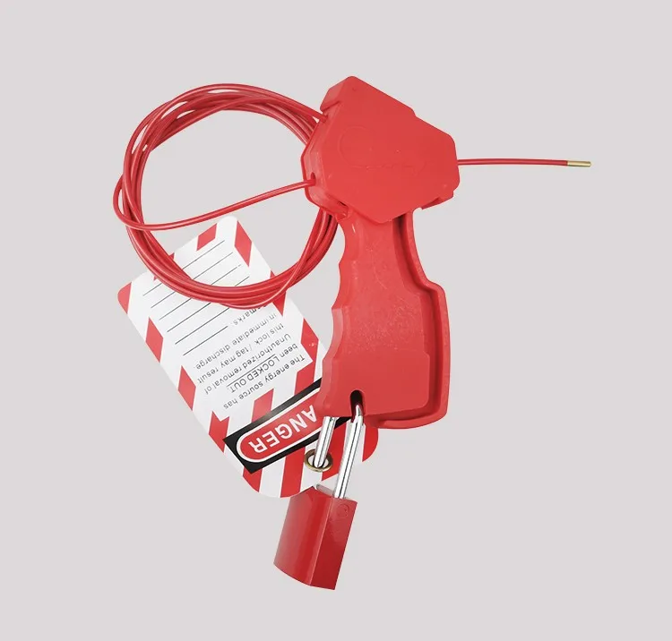 adjustable design stainless steel cable lock