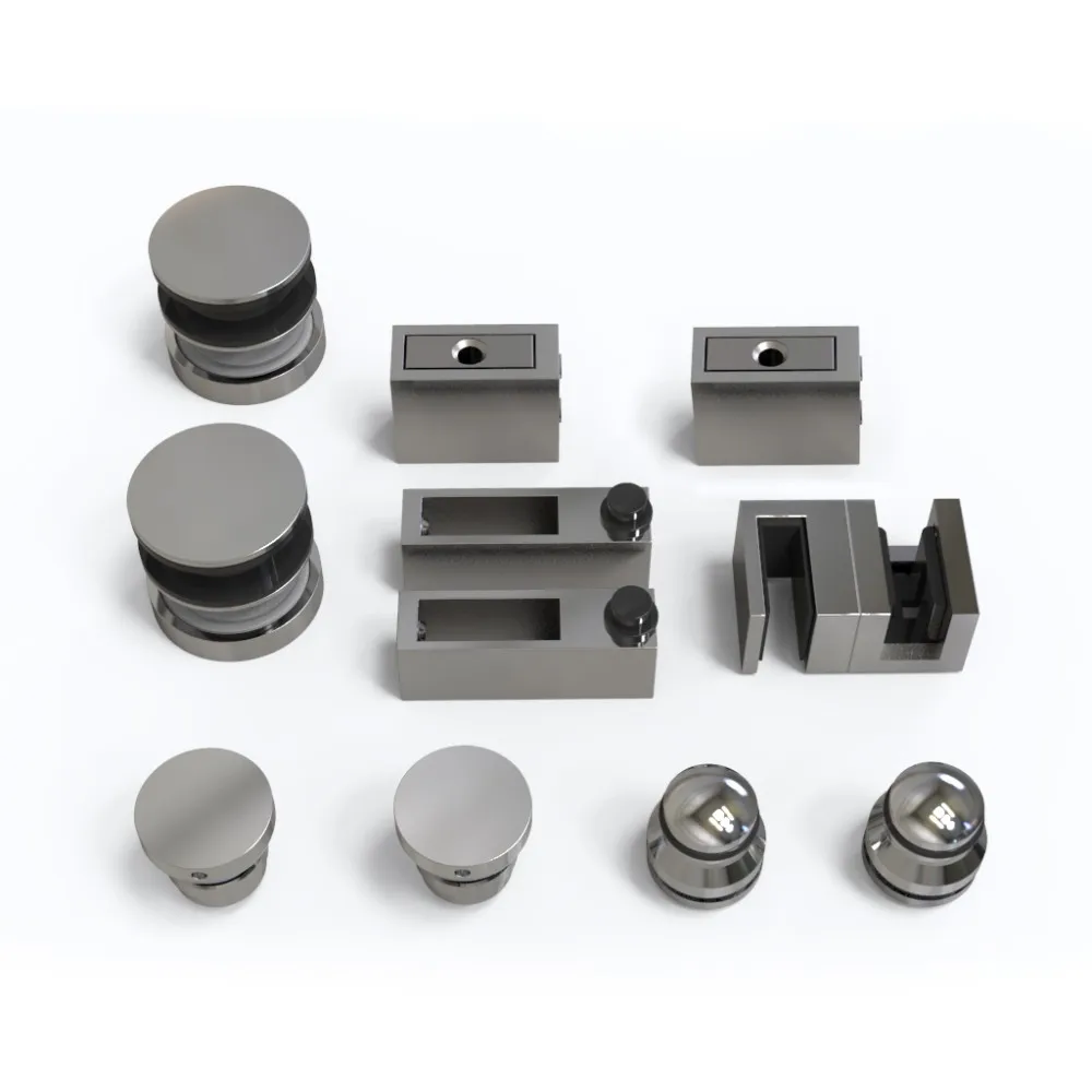 "Bathroom Shower Door Parts The Frameless Sliding Glass Door Hardware