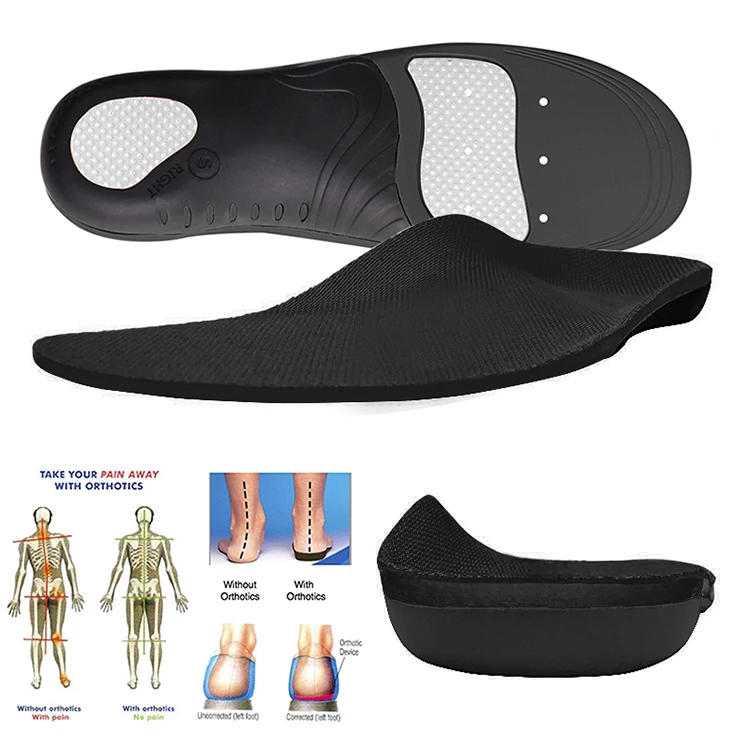Plantar Fasciitis Custom Orthopedic Shoe Inserts Removable Corrective ...
