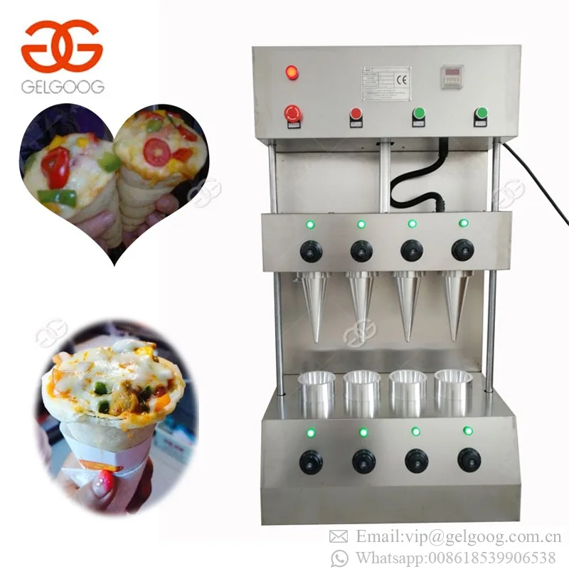 Hot Sale Wafer Cone Maker Kono Pizza Cono Forming Making Molding Machine Pizza Cone Equipment