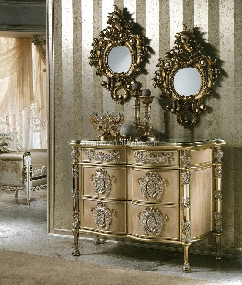 Romantic Floral Design Chest Of Drawers Nouveau Pillardecorated