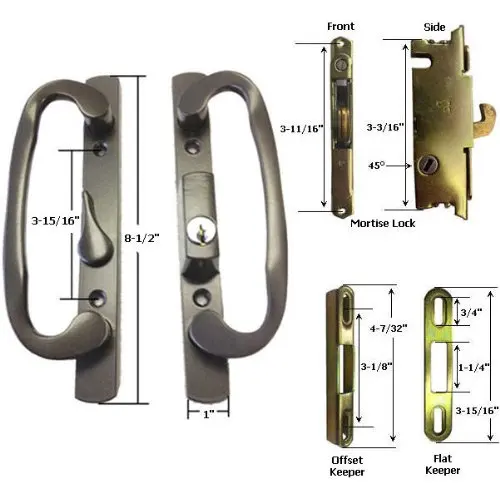 Buy Stb Sliding Glass Patio Door Handle Kit With Mortise