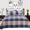 new design square pattern hotel microfiber bedding set print duvet cover sets