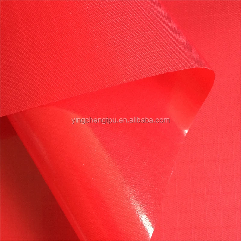 Red 70d Nylon Ripstop With Airtight Tpu For Inflatable Air Cushion