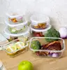 New product glass box storag housewares rectangle bread baking dish wholesale kitchen storage