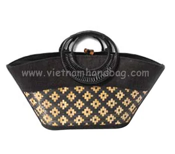 Latest Design For Bamboo Handbag From Hanoi Hb3018 Handmade Latest Design For Bamboo Handbag From Hanoi Hb3018