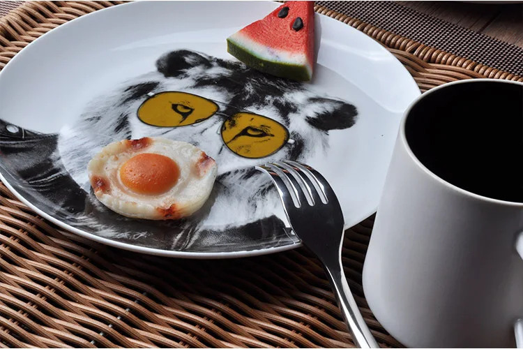 Food Face Dinner Plate China Tray Fresh Decor Dishes Plates China Food Tray Fresh Decor Dishes