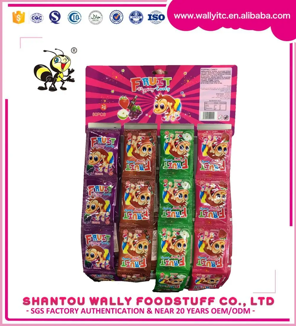 Strong China Manufacturer Magic Rock Sweet Halal Popping Candy - Buy ...