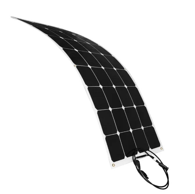 high efficiency custom sunpower 100 watt 100w etfe semi pv flexible solar panel 12v 24v