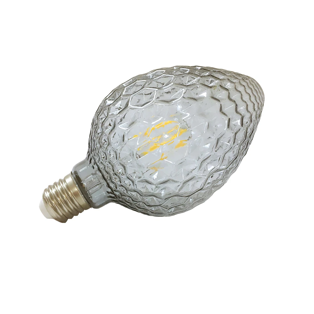 led灯丝灯泡4w 6w 8w e27可调光led灯泡ce认可的装饰碳丝灯