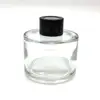 round glass bottle 28/410 aluminium cap 100ml oil diffuser for aromatherapy