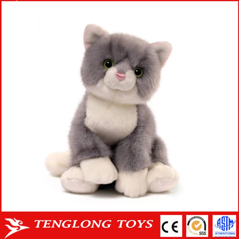 green cat plush